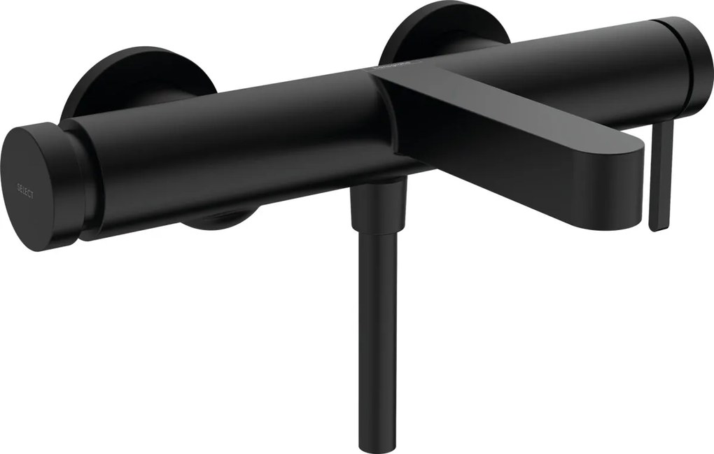 Hansgrohe Finoris, nástenná vaňová batéria, čierna matná, HAN-76420670