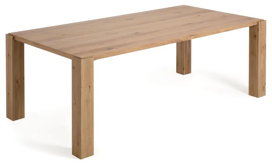 Jedálenský stôl v dekore duba v prírodnej farbe 110x220 cm Deyanira – Kave Home