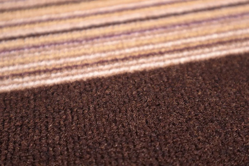 Associated Weavers, Protišmykový behúň na mieru Carnaby 41, šíre 67 cm, hnedá, chodba / predsieň