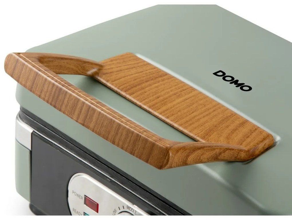 DOMO DO9276C sendvičovač 3 v 1, matná zelená