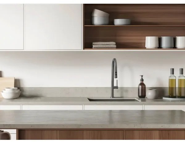 Deante BQO_D72M - Drezová batéria s vyťahovacou sprškou OLFATO titán