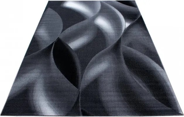 Ayyildiz, DOPREDAJ: 160x230 cm Kusový koberec Plus 8008 black, 160x230, šedá, chodba / predsieň