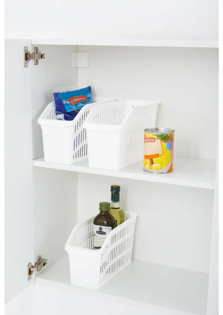 Orion 2. akosť - Organizér, košík do chladničky aj police - ADEL vysoký, biely, 30 x 13 x 17 cm
