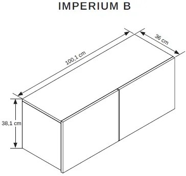 Biela obývacia stena Imperium 2