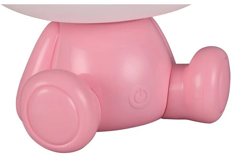 Ružové LED detské svietidlo Hopper – Reality