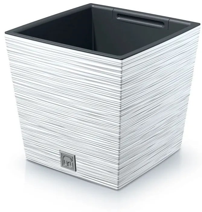 Prosperplast Kvetináč FUSU V biely, varianta 24 cm