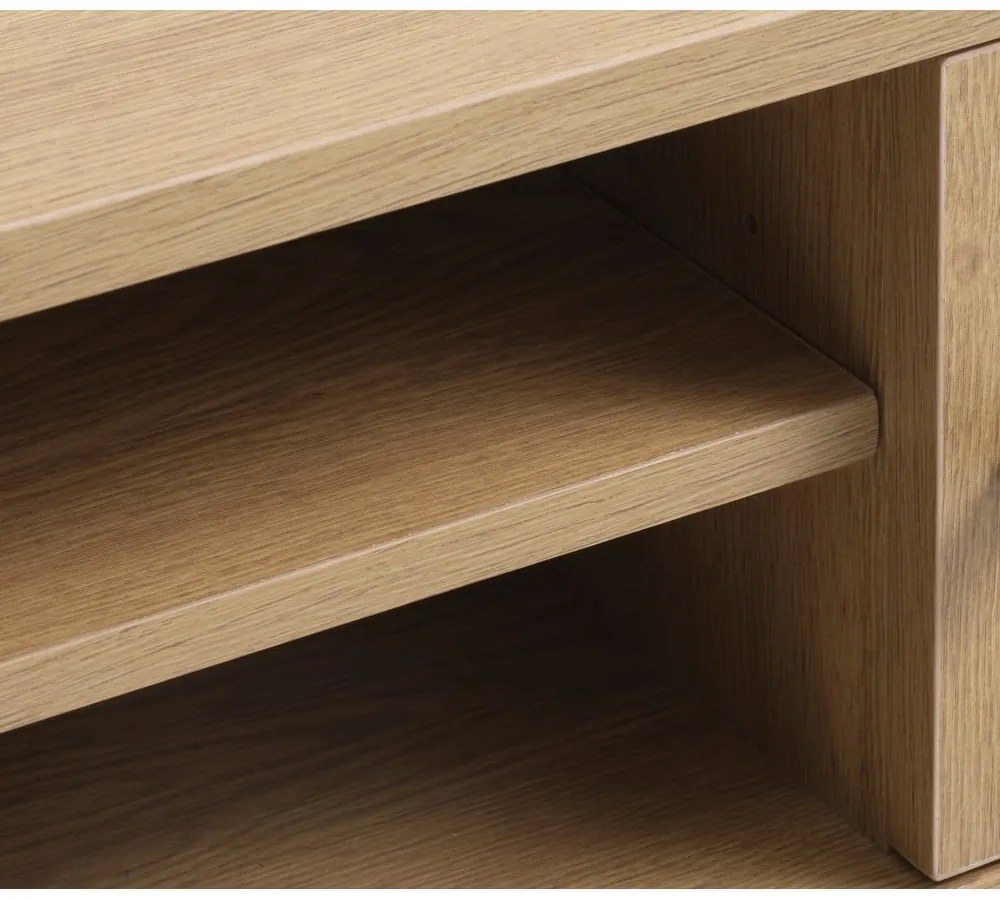 TV stolík v dekore duba v prírodnej farbe 120x43 cm Pensacola – Unique Furniture