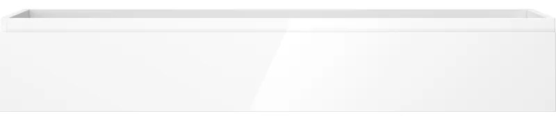 Mexen Orio, kúpeľňová skrinka 140 cm, 1 zásuvka, biela lesklá, 91A10-14023-1-BF00