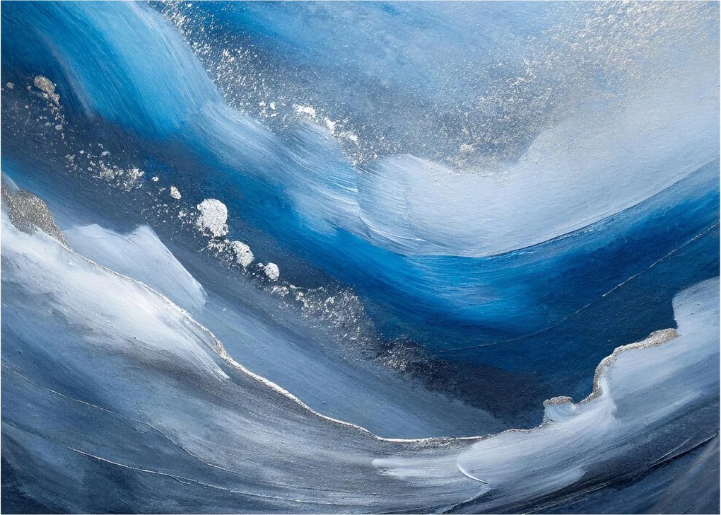 Obraz - Abstrakcia oceánu (70x50 cm)