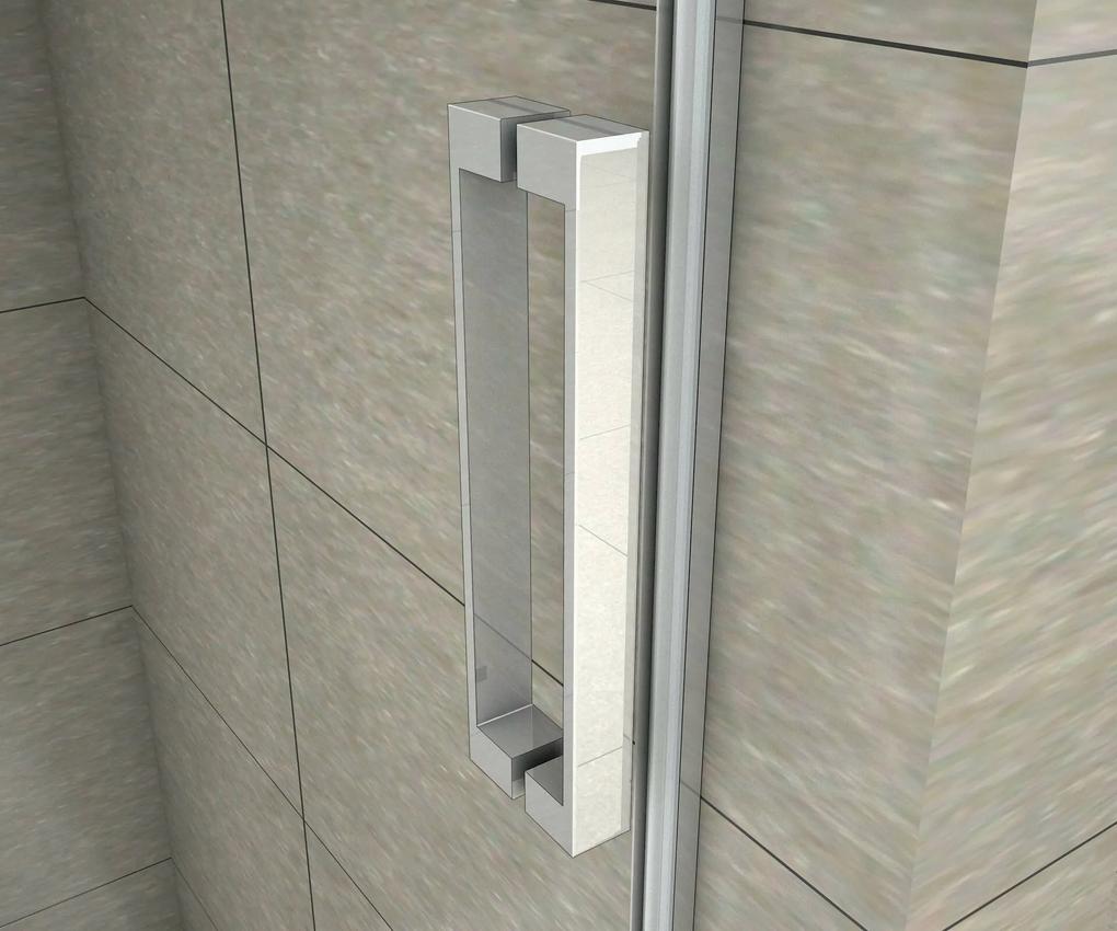 D‘Eluxe - SPRCHOVÉ DVERE - Sprchové dvere RUNNER RS 100-160xcm sprchové dvere posuvné číre 8 chróm univerzálna - ľavá/pravá 110 195 110x195