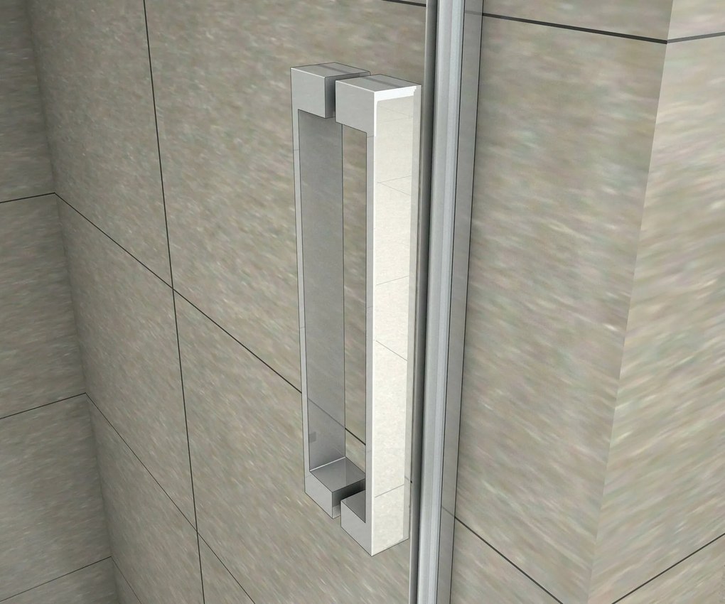 D‘Eluxe - SPRCHOVÉ DVERE - Sprchové dvere RUNNER RS 100-160xcm sprchové dvere posuvné číre 8 chróm univerzálna - ľavá/pravá 120 195 120x195