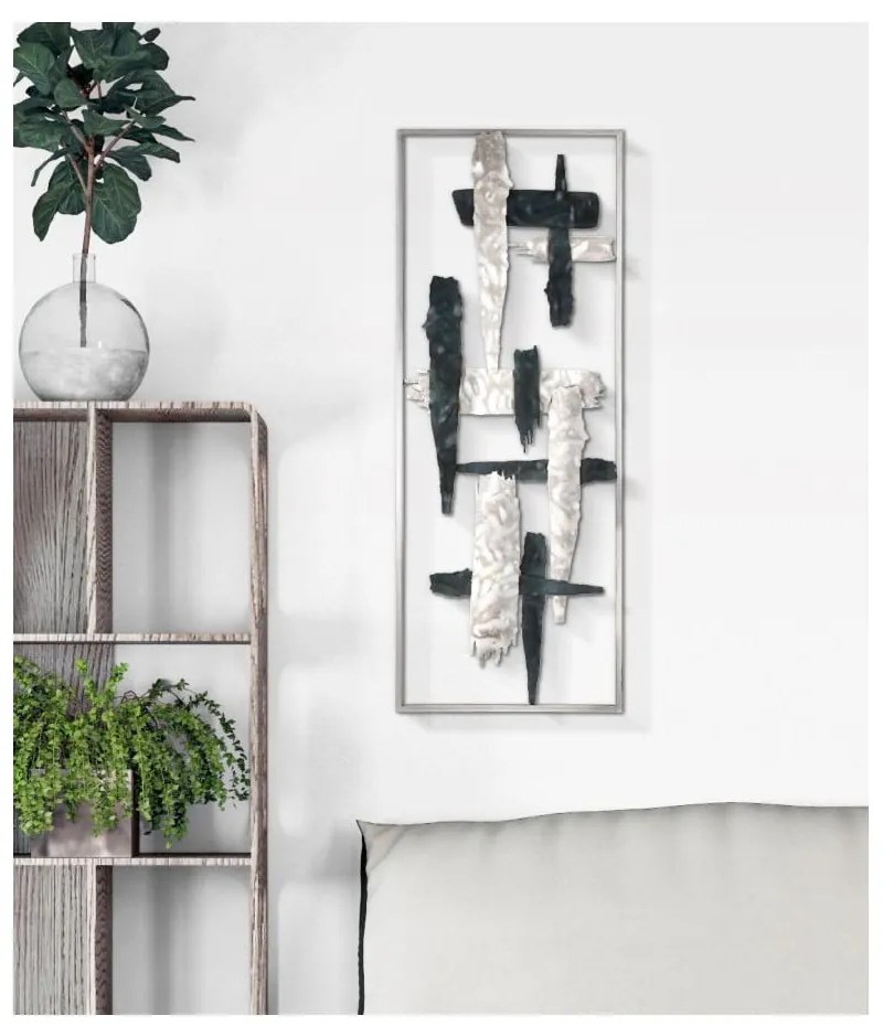 Kovová nástenná dekorácia 29x74 cm New Art – Mauro Ferretti