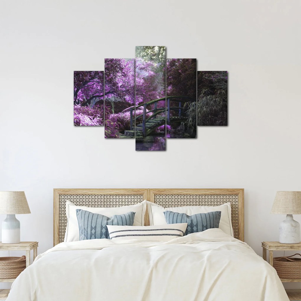 Obraz - Mystická záhrada (150x105 cm)