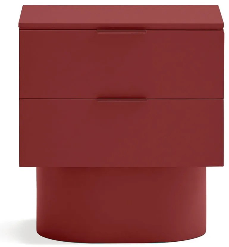 Červený nočný stolík Totem – Teulat