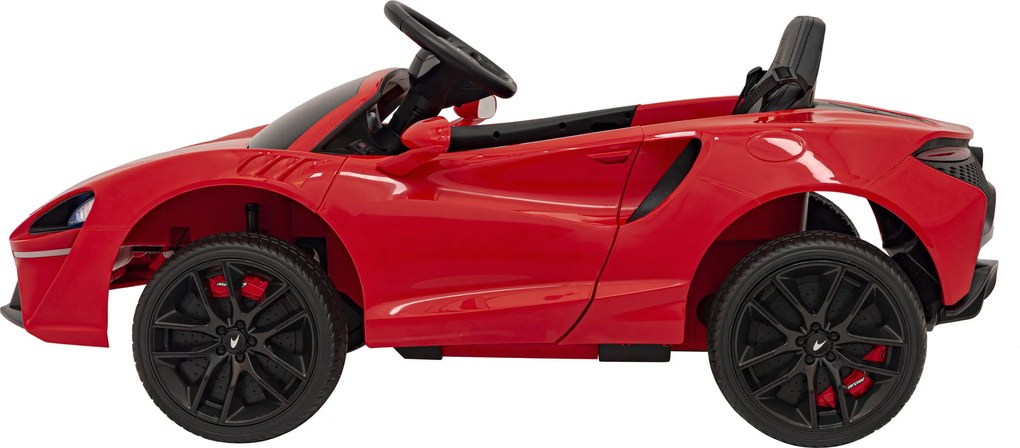 Ramiz McLaren Artur batéria pre deti Červená + pohon 4x4 + diaľkové ovládanie + pomalý štart + EVA + LED Audio