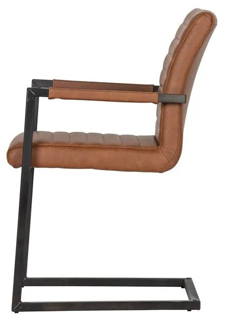 Hnedá jedálenská stolička WOOOD Bas