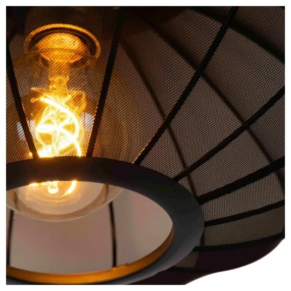 Lucide 03447/52/30 - Luster na lanku CORINA 1xE27/40W/230V pr. 50 cm čierna