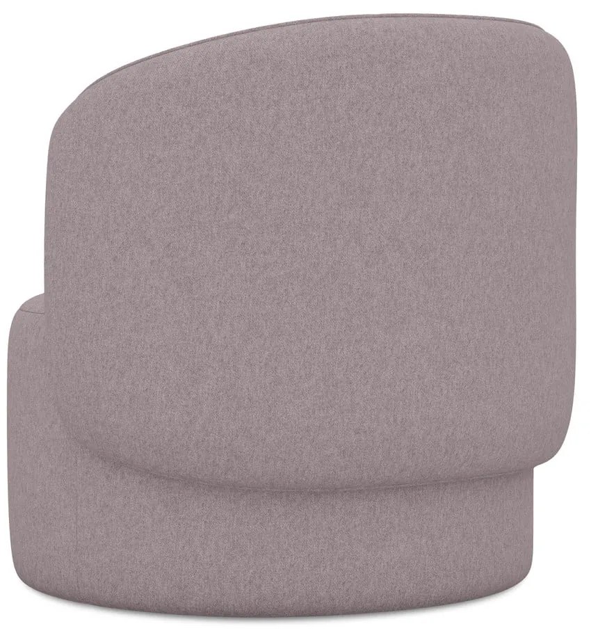 Kreslo v levanduľovej farbe Ipo – Makamii