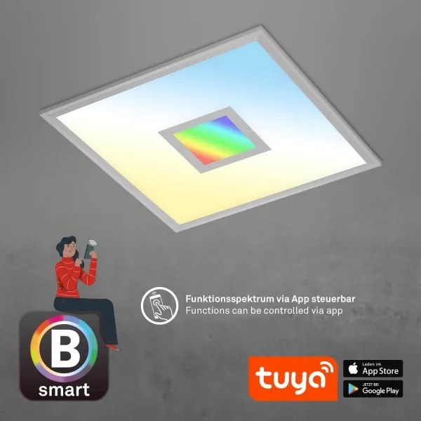 Brilo -LED RGB Stmievateľné stropné svietidlo CENTRO LED/24W/230V Wi-Fi Tuya + DO