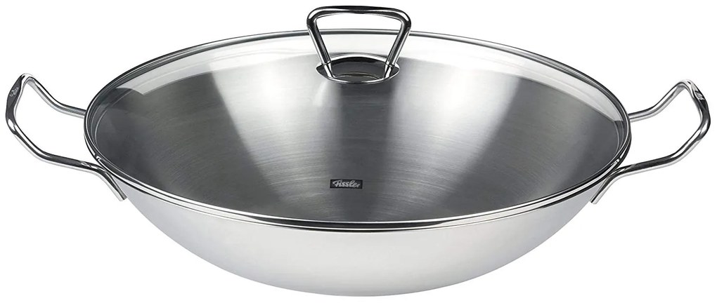 Fissler Wok Kunming nerez s pokrievkou 35 cm