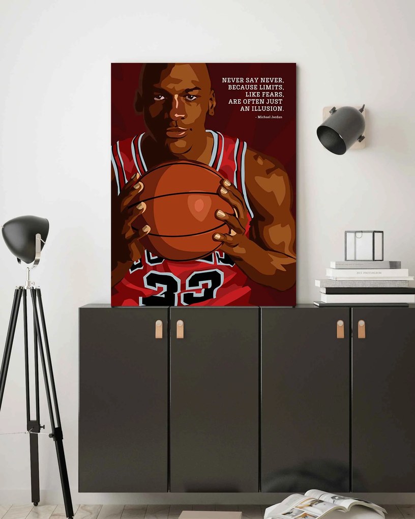 Gario Obraz na plátne Michael Jordan - Nikita Abakumov Rozmery: 40 x 60 cm