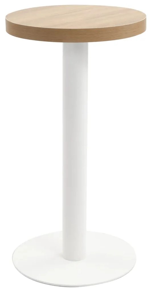 Bistro stolík bledohnedý 40 cm MDF 286414