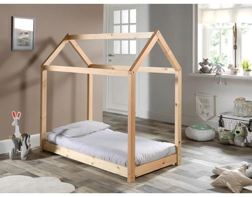 Detská domčeková posteľ Vipack Cabane, 70 x 140 cm