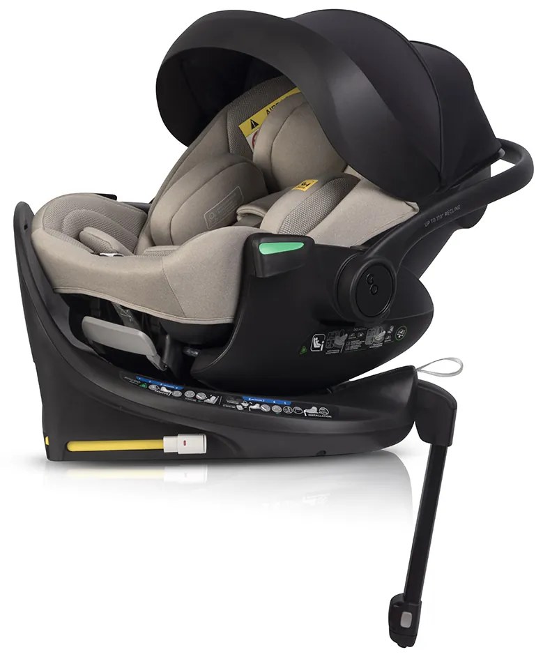 Súprava autosedačky EasyGo Buz Xtd Pro a Buz Pro Body 2 v 1 Taupe