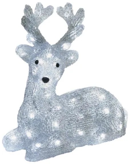 LED Vianočná vonkajšia dekorácia   40xLED/2,1W/230V IP44 jeleň
