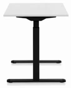 Office Smart písací stôl 140x60 cm čierny/biely