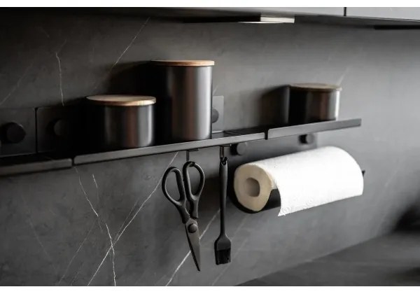 WENKO 71144800 - Držiak na rolu JET 30x15 cm čierny