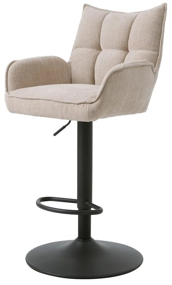 Krémové barové stoličky s nastaviteľnou výškou v súprave 2 ks Marilla – Unique Furniture