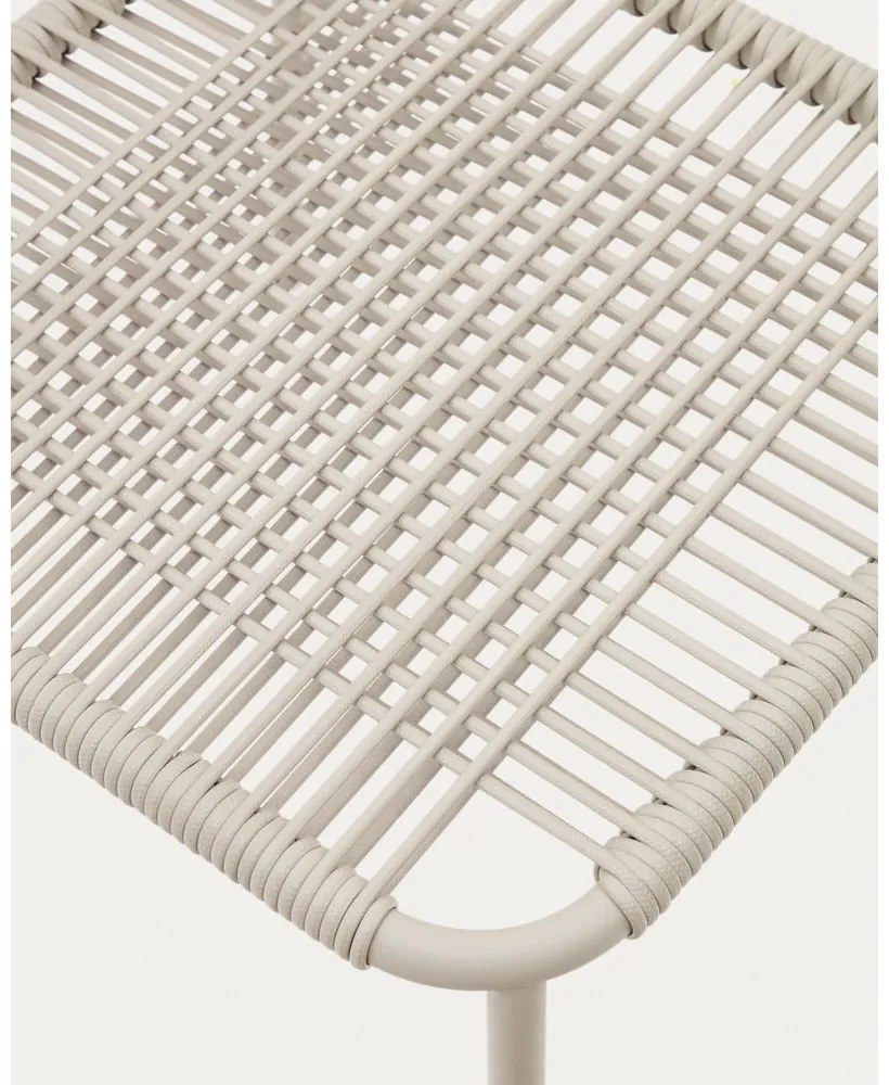 Béžová kovová záhradná stolička Talaier – Kave Home