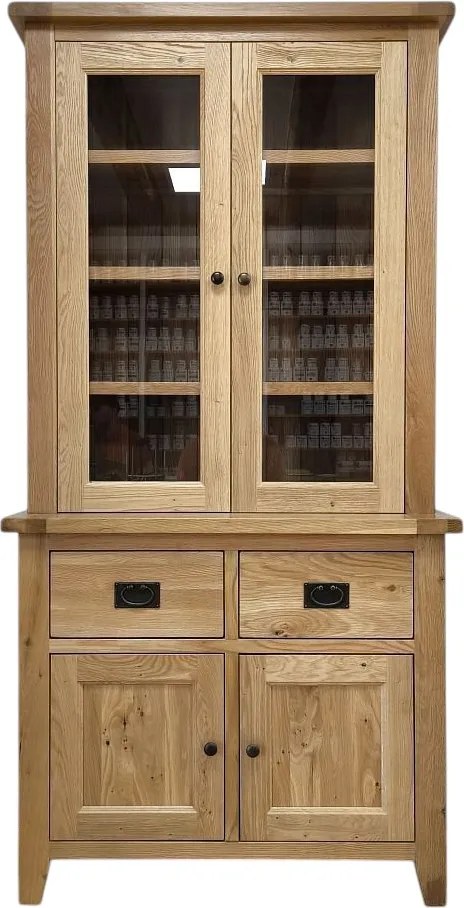 Drevená príborníková zostava 2ks, 100x40x195 cm