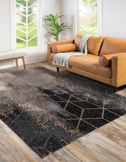 Koberec Agnella Tempo Mastel čierny