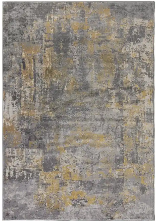 Sivo-žltý koberec Flair Rugs Wonderlust, 80 x 300 cm | BIANO