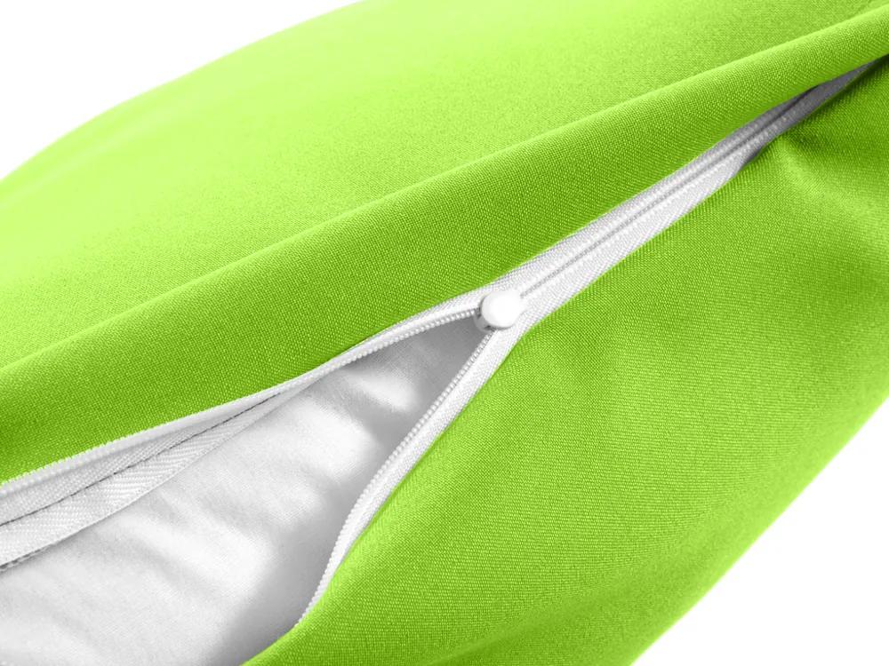 Biante Dekoračná obliečka na vankúš Rongo RG-041 Žiarivá zelená 40 x 40 cm