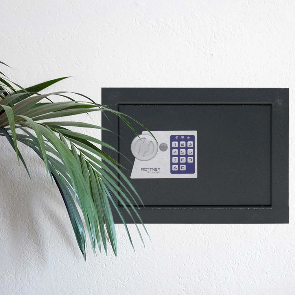 Rottner Wallmatic 2 stenový elektronický sejf antracit