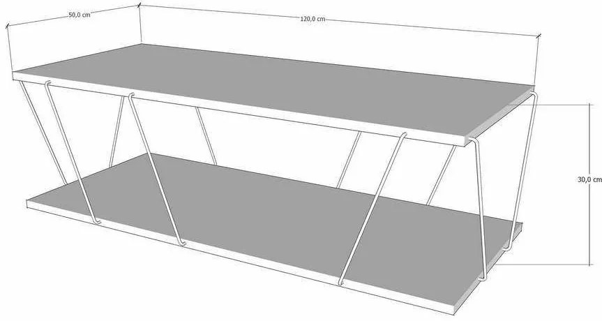 Labranda Pine a Black konferenčný stolík