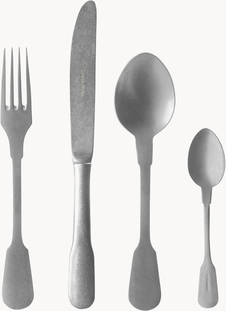 Súprava dezertných príborov Saga, 24 ks