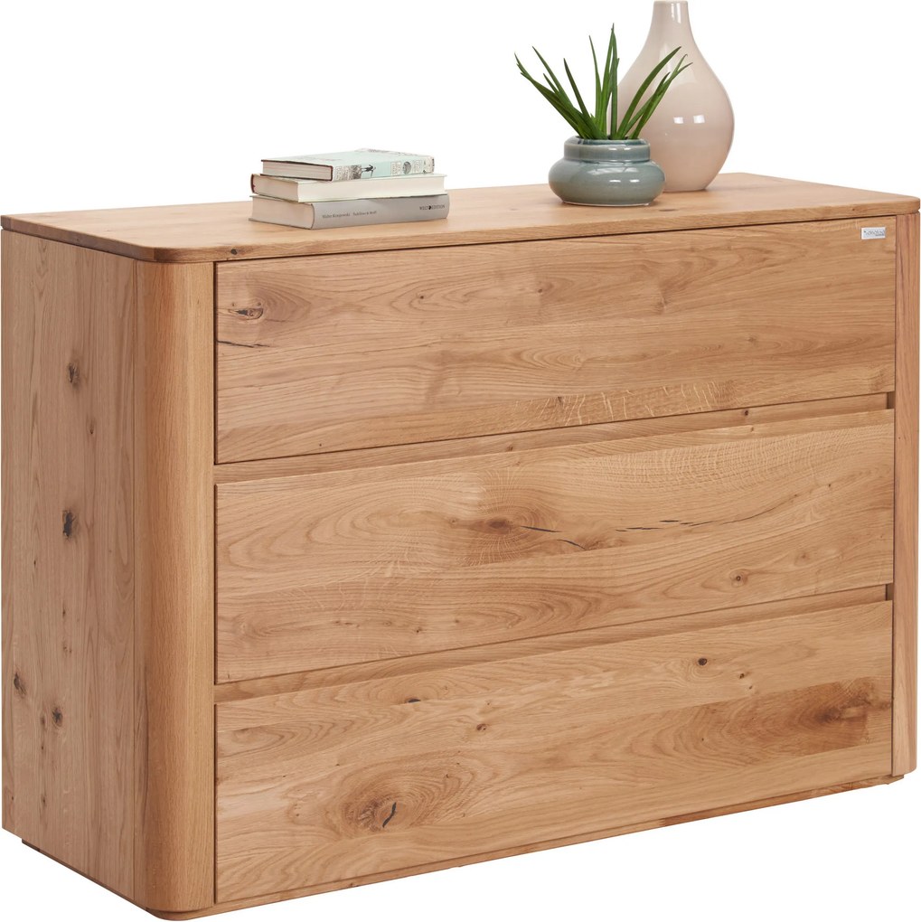 XXXLutz ŠIROKÁ KOMODA, divoký dub, farba duba, 120/82/42 cm Valnatura - Komody - 002054000205