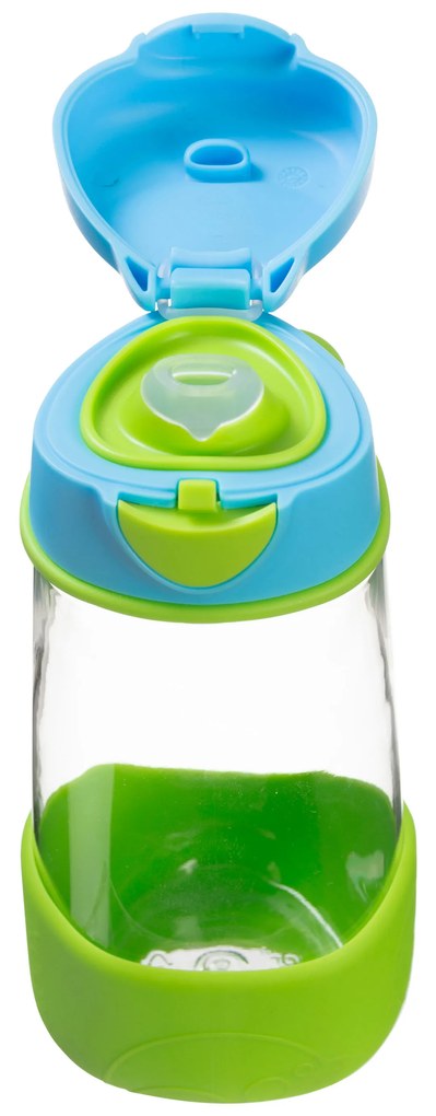 Sport fľaša na pitie 450 ml – modrá/zelená