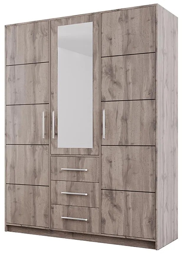 Skriňa  Bali D3 Wellington/zrkadlo