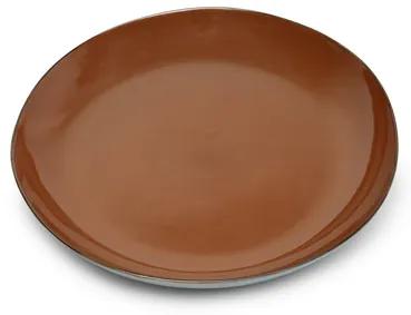 Servírovací tanier Terres De Rêves – červený/sivomodrý