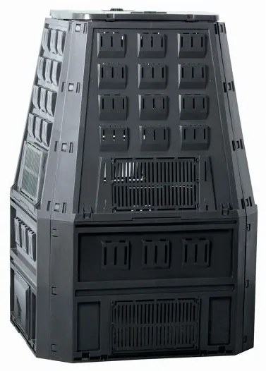 Kompostér, 850 l, čierna