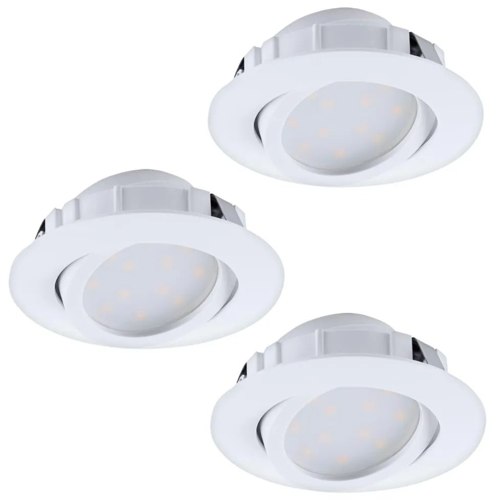 Eglo Eglo 95851 - SADA 3x LED podhľadové svietidlo PINEDA 1xLED/6W/230V EG95851