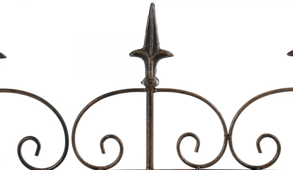 Mriežka na popínavé rastliny Mangold - 115 x 125 cm - Bronzová