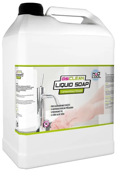 H2O COOL Antibakteriální mýdlo disiCLEAN LIQUID SOAP Objem: 0,5 l