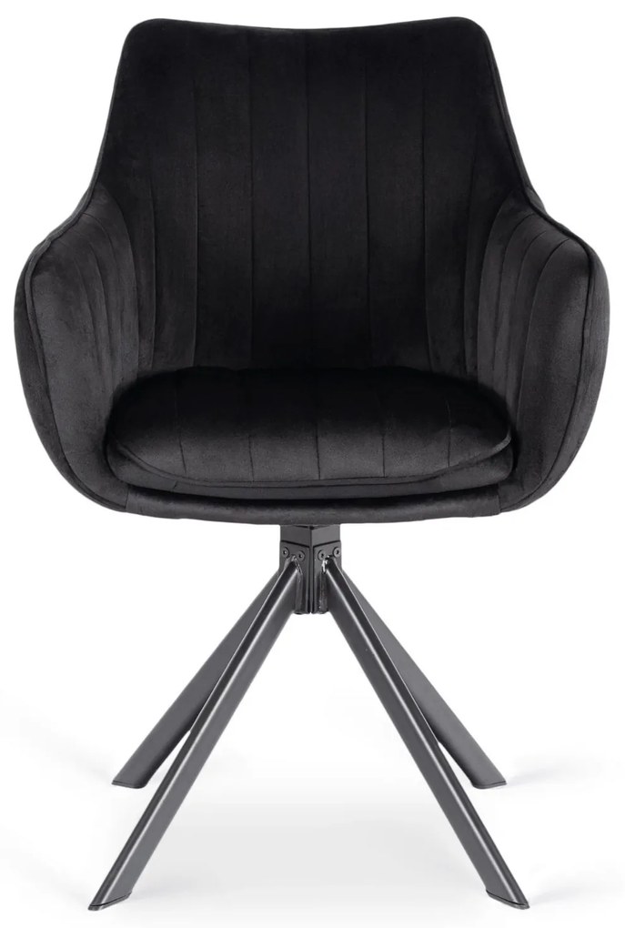 PROXIMA.store - Čalúnená otočná stolička MUMBAI FARBA: sivá