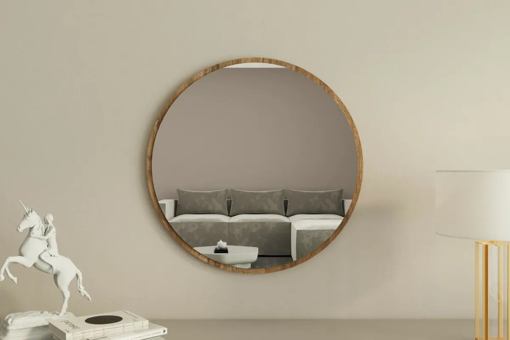 Zrkadlo Ozze Walnut 60 cm